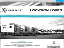 Tablet Screenshot of cine-mat.com